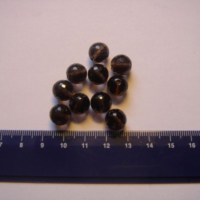 Smoky quartz bead